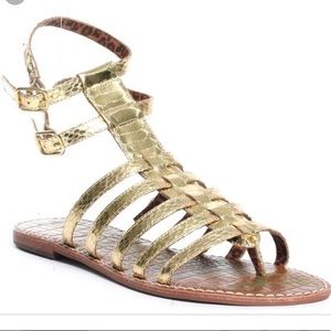 Sam Edelman Gold Sandals